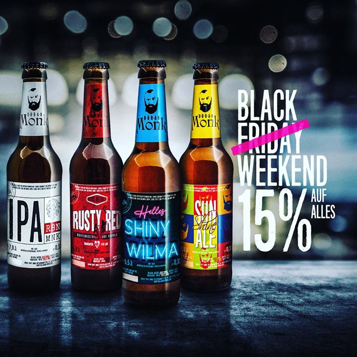 🤩 BLACK WEEKEND IS COMING 🤩
Vom 23.-25.11. gibt’s in unserem Onlineshop 15% auf alles! 